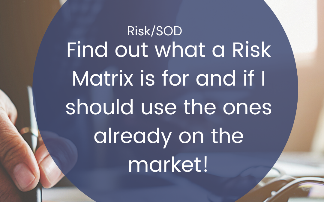 SoD Risk Matrix know what it’s for